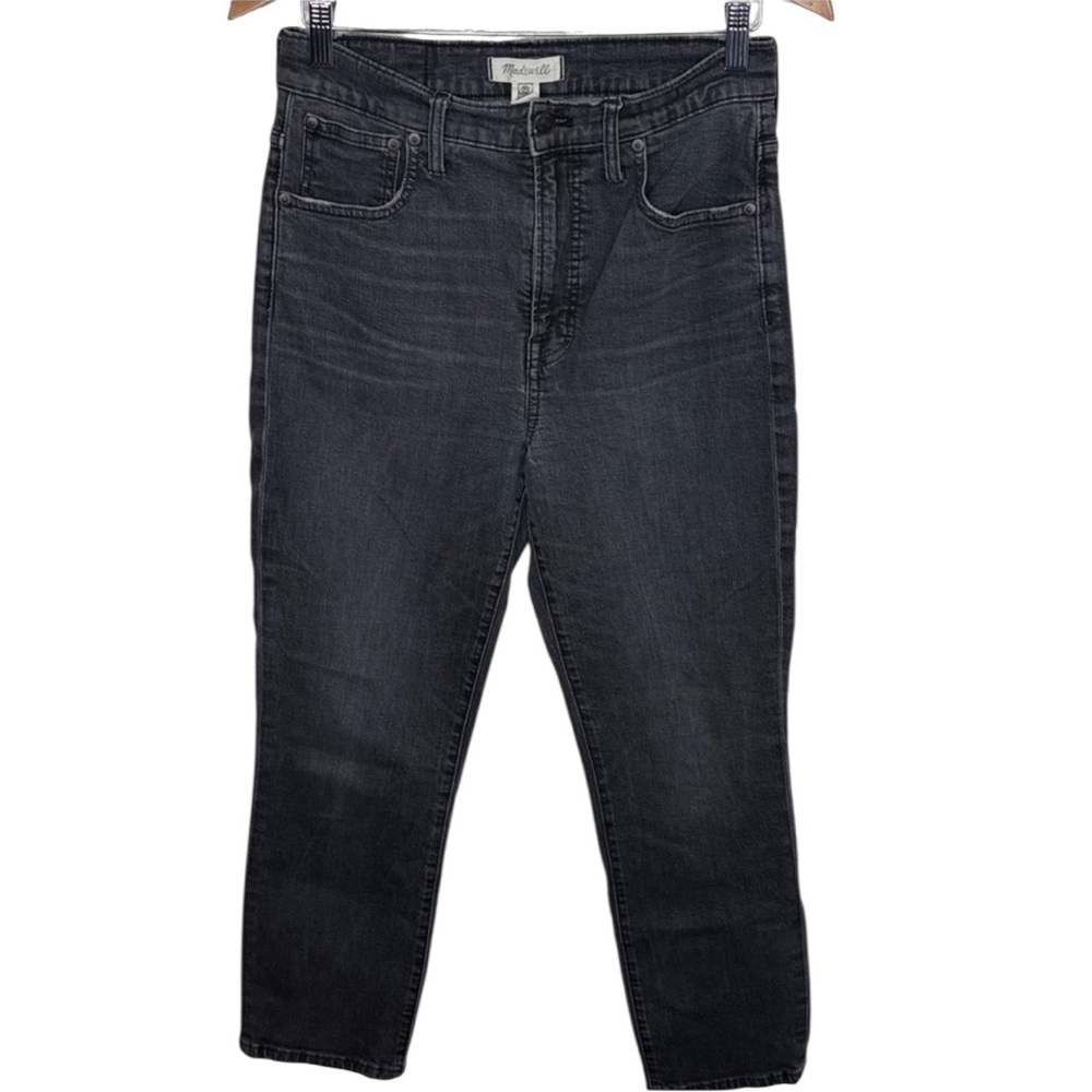Madewell Black The Perfect Vintage Crop Jean Women Size 28